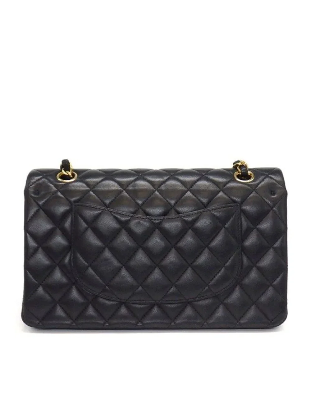 Chanel Shoulder Bag Quilted 25 11.12 Classic Black Bordeaux Lambskin